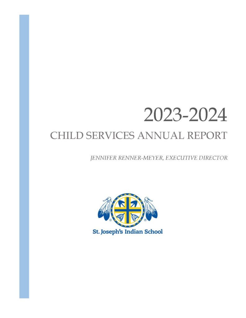 2023 2024 Child Services Annual Report Page 01